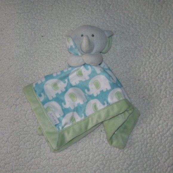 Carter's Elephant Plush Security Blanket - Picture 1 of 2